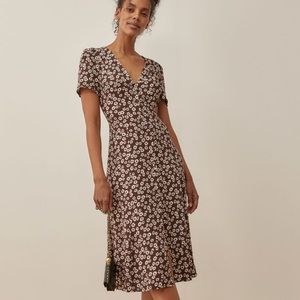 Reformation Locklin Dress in Maple Color